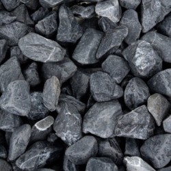 Kamienie kruszone Tumbled Black  20-30 mm    do akwarium terrarium 10 kg/OPAK