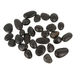 Kamienie polerowane Black Pebble II 10-20   do akwarium terrarium 5 kg/OPAK