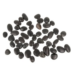 Kamienie polerowane Black Pebble II 10-20   do akwarium terrarium 5 kg/OPAK