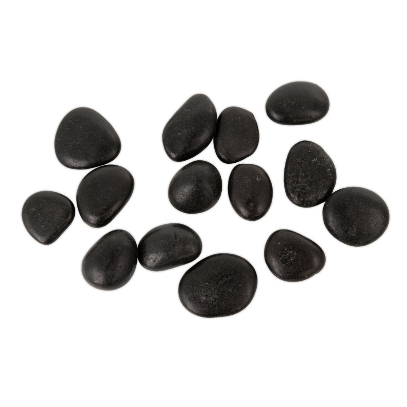 Kamienie polerowane Black Pebble II 30-50   do akwarium terrarium 10 kg/OPAK