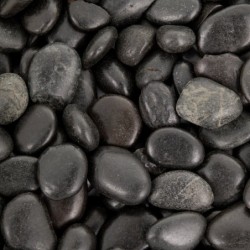 Kamienie polerowane Black Pebble II 30-50   do akwarium terrarium 10 kg/OPAK