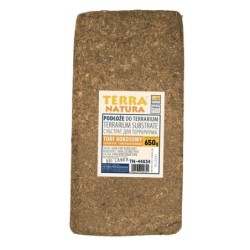 Podłoże do terrarium brykiet torf kokosowy foliowany 650g (kraj pochodzenia Sri Lanka)