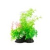 Aqua Natura,  roślina, do dekoracji akwarium, zielono-żółta, plastikowa, 12 cm , liście w kształcie palmy