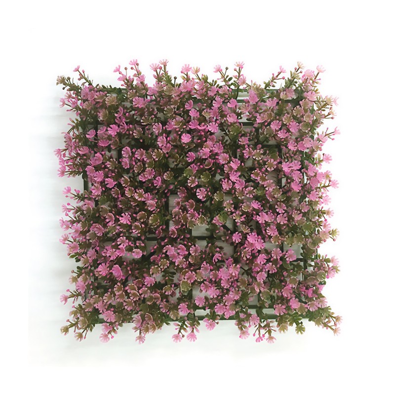 Aqua Natura,  roślina, do dekoracji akwarium, pudrowo-różowa, plastikowa, 25 cm x 25 cm , morski dywan