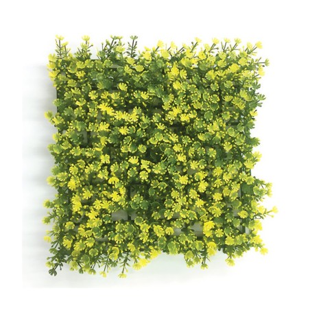 Aqua Natura,  roślina, do dekoracji akwarium, żółta, plastikowa, 25 cm x 25 cm , morski dywan