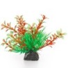 Aqua Natura,  roślina, do dekoracji akwarium, zielono-pomarańczowa, plastikowa, 10 cm , wzrastające pędy i spirulina