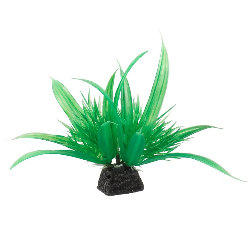 Aqua Natura,  roślina, do dekoracji akwarium, zielona, plastikowa, 10 cm , spirulina