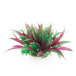 Aqua Natura,  roślina, do dekoracji akwarium, zielono-fioletowa, plastikowa, 10 cm , oplątwa