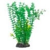 Aqua Natura,  roślina, do dekoracji akwarium, zielona, plastikowa, 20 cm , pędy kopru, białe i żółte kwiaty