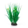 Aqua Natura,  roślina, do dekoracji akwarium, zielona, plastikowa, 20 cm , trawa morska, żółte kwiaty