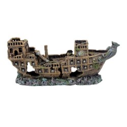 Aqua Natura Dekoracja akwarystyczna Wrak statku średni 25cm