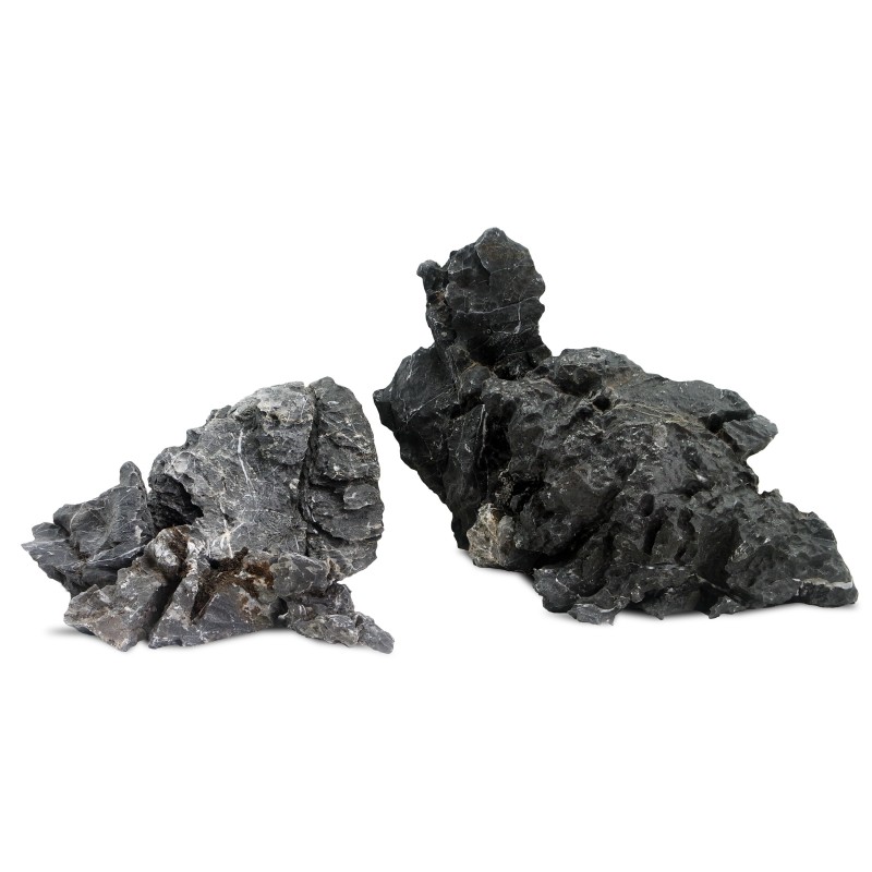 Aqua Natura, skała ozdobna czarna, Scenery Aquarium Rock- black, do akwarium