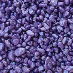 Aqua Natura, żwirek, do dekoracji akwarium, fioletowy, kamyk naturalny, 6-8 mm, op.2kg