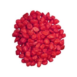 Aqua Natura, żwirek, do dekoracji akwarium, czerwony, kamyk naturalny, 6-8 mm, op.2kg