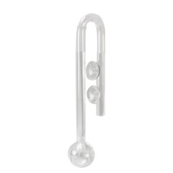 Aqua Natura, wylot wody, szklany, 30 x 8 x 4.5 cm, 104 g