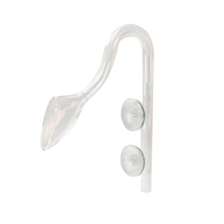 Aqua Natura, rurka wylotowa szklana, 23 x 6 x 13 cm, 42 g