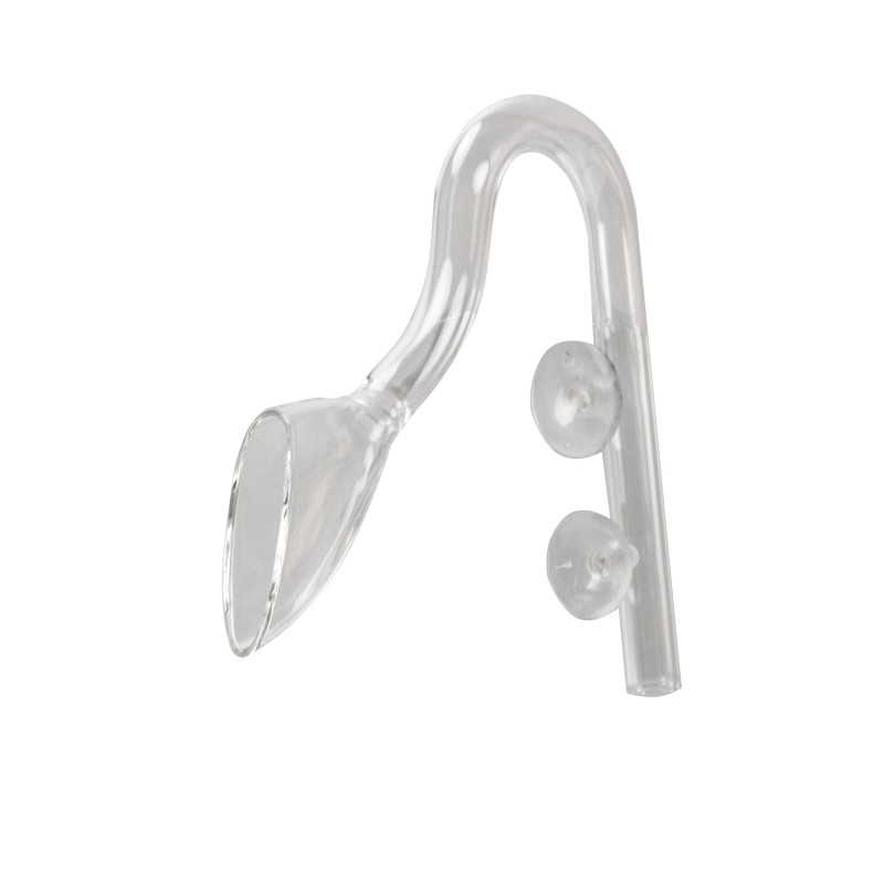 Aqua Natura, rurka wylotowa szklana, 23 x 6 x 13 cm, 42 g