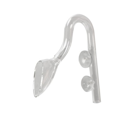 Aqua Natura, rurka wylotowa szklana, 23 x 6 x 13 cm, 42 g