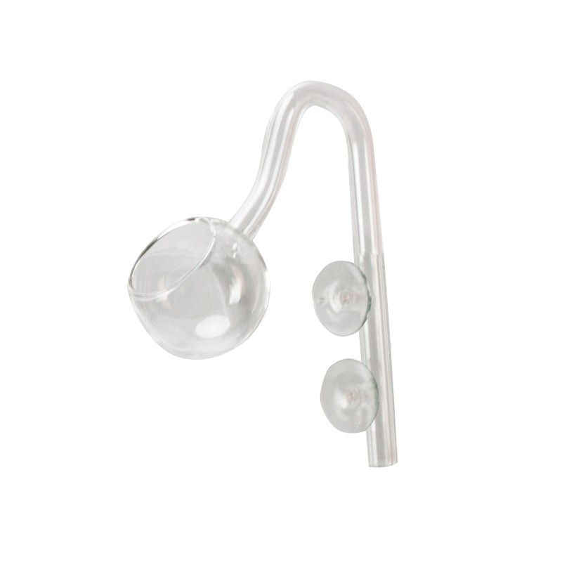 Aqua Natura, rurka wylotowa szklana, 18 x 16 x 5 cm, 64 g