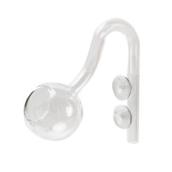 Aqua Natura, rurka wylotowa szklana, 18 x 20 x 6 cm, 95 g