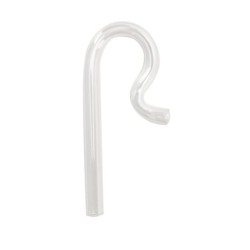 Aqua Natura, rurka wylotowa szklana, 20 x 13 x 3 cm, 40 g