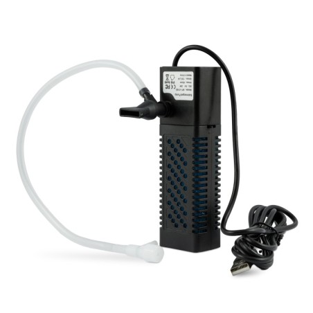 Aqua Natura, filtr do akwarium, czarny, ABS,  36x28x125 mm