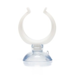 Przyssawka do akwarium, przezroczysta, biały uchwyt, 28×30 mm 50szt./op.