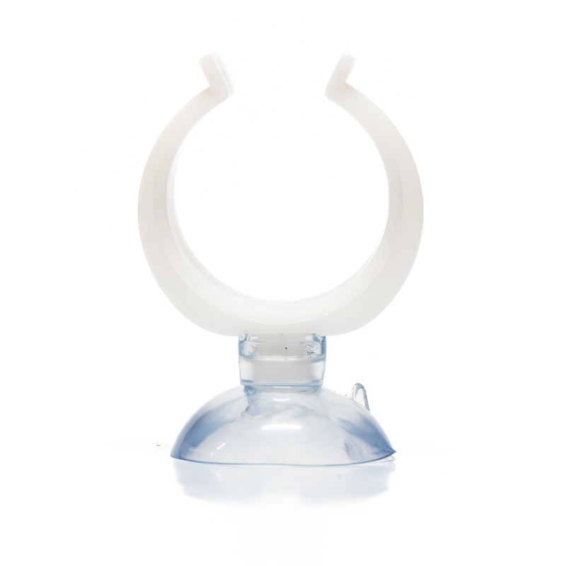 Przyssawka do akwarium, przezroczysta, biały uchwyt, 28×30 mm 50szt./op.