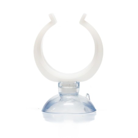 Przyssawka do akwarium, przezroczysta, biały uchwyt, 28×30 mm 50szt./op.