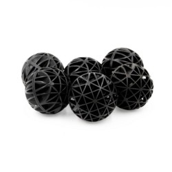 Aqua Natura,kule bio ball 36mm, z rdzeniem gąbkowym, z siatką, 18szt w opakowaniu