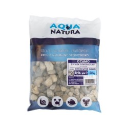 Aqua Natura,Ocamo, żwirek dekoracyjny do akwarium, naturalny, 8-16 mm, 0,8 kg