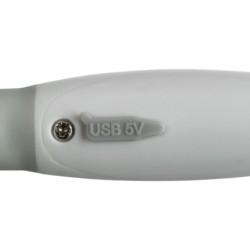 Obręcz z podświetleniem , USB, L - XL: 65 cm/o 8 mm, wielokolorowa