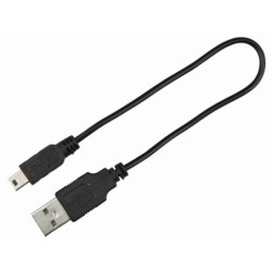 Obrecz z lampą błyskową USB, M–L: 50 cm/30 mm, niebieska