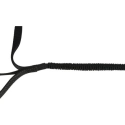 Pas biodrowy ze smyczą, czerwony