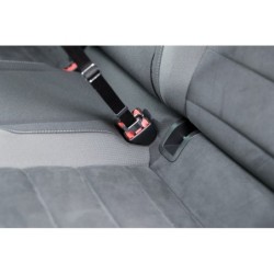 Krótka smycz do szelek samochodowych, 30-45 cm/20 mm