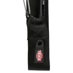 Pasek z karabińczykiem, czarny,  30 cm/38 mm, uniwersalny