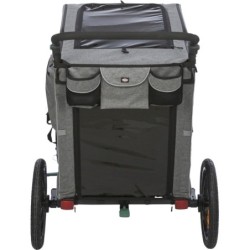 Przyczepka rowerowa, L: 80 × 103 × 98/147 cm, z zawieszeniem, max 45 kg