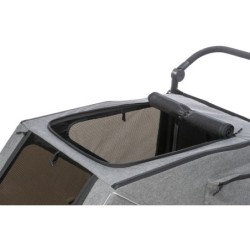 Przyczepka rowerowa, L: 80 × 103 × 98/147 cm, z zawieszeniem, max 45 kg