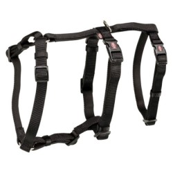 Szelki Stay, L–XL: 75–100 cm/25 mm, czarne