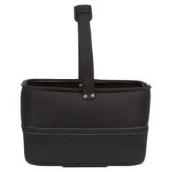 Kosz na rower, 41x47x39cm, czarny