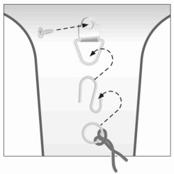 SIATKA ODGRADZAJĄCA 1/1m nylon