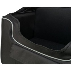 Fotelik samochodowy, dla psa/kota, czarno/szary, 56 x 37 x 36 cm