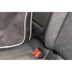 Fotelik samochodowy, dla psa/kota, czarno/szary, 56 x 37 x 36 cm