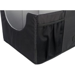 Fotelik samochodowy, dla psa/kota, czarny/szary, 45 × 28 × 40 cm