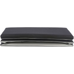 Fotelik samochodowy podwójny, dla psa/kota czarny/szary, 80 × 28 × 39 cm