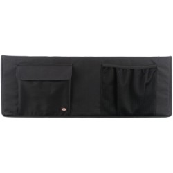 Fotelik samochodowy podwójny, dla psa/kota czarny/szary, 80 × 28 × 39 cm