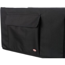 Fotelik samochodowy podwójny, dla psa/kota czarny/szary, 80 × 28 × 39 cm