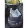 Fotelik samochodowy podwójny, dla psa/kota czarny/szary, 80 × 28 × 39 cm
