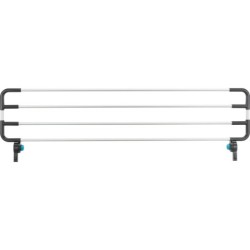 Nakładka górna do prod. 13201, przedłużająca, srebrna/czarna, 92 x 27 x 4 cm, regulowana