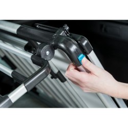 Nakładka górna do prod. 13201, przedłużająca, srebrna/czarna, 92 x 27 x 4 cm, regulowana